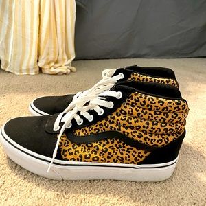Vans hightop sneakers. Size 11. Worn 2 times!
